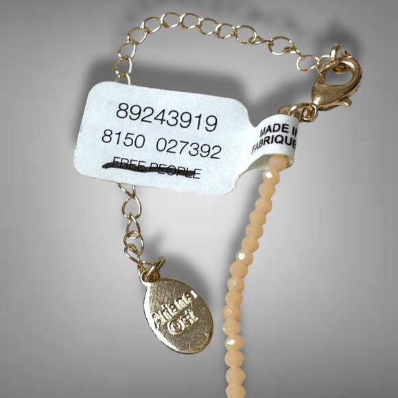 Free People Ariana Ost Sunlight Choker in Citrine NWT Sun Charm Bohemian Dainty - Picture 13 of 16